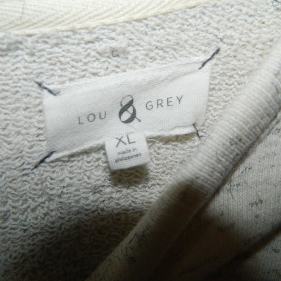 Lou & Grey Zip Back Sweatshirt Top Size XL (JJ-11) - Picture 2 of 5